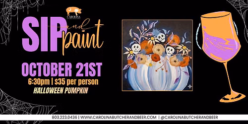 Sip & Paint: Halloween Pumpkin