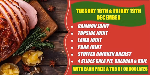 CHRISTMAS MEAT RAFFLE