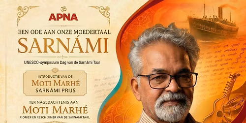 UNESCO-symposium Dag van de Sarn\u00e1mi Taal -de Moti Marh\u00e9 Sarn\u00e1mi Prijs 