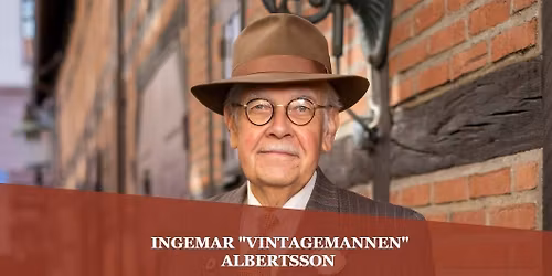 F\u00f6rel\u00e4sning: Ingemar \u201cVintagemannen\u201d Albertsson - Elegantare stil och ett rikare liv med second hand