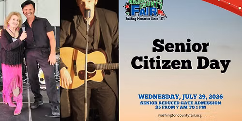 Senior Citizen Day | Washington County Fair 2026