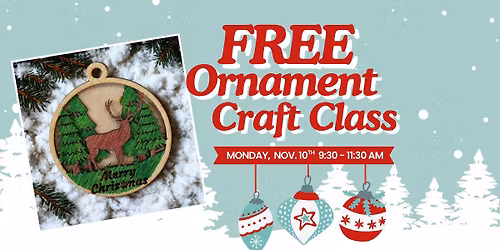 Free Ornament Craft Class