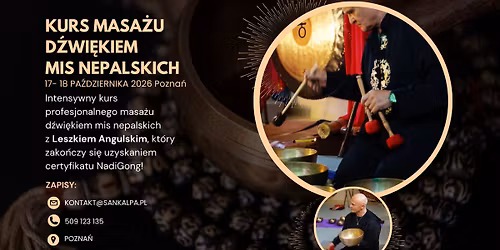 Kurs masa\u017cu d\u017awi\u0119kiem mis nepalskich - Pozna\u0144