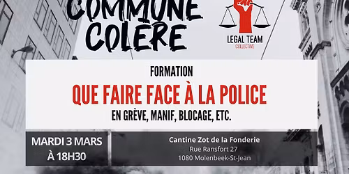 Formation Que faire face \u00e0 la Police