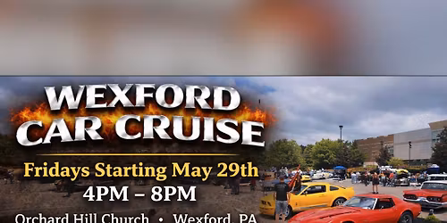 Wexford Car Cruise Night at Orchard Hill Church