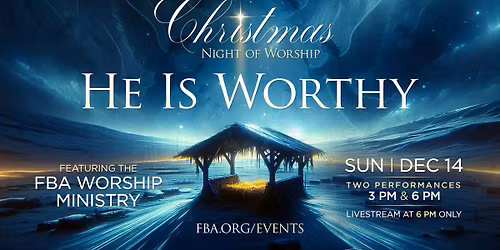 Echo: Christmas Night of Worship at First Baptist Atlanta