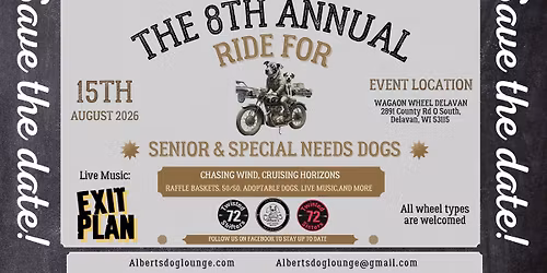 8th Annual Ride for Senior & Special Needs Dogs