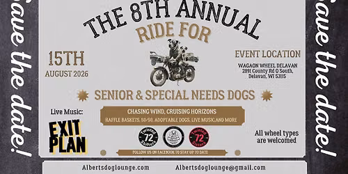 8th Annual Ride for Senior & Special Needs Dogs