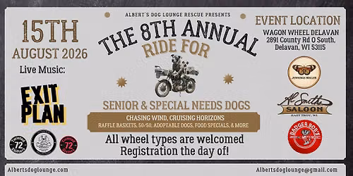 8th Annual Ride for Senior & Special Needs Dogs