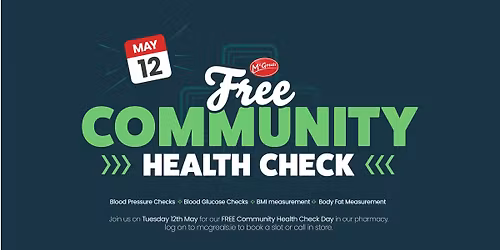Free Community Health Check Day \u2013 McGreals Pharmacy
