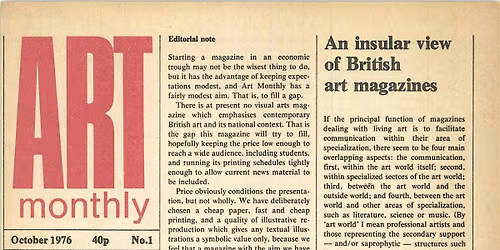 Art Monthly 50th Anniversary Weekend