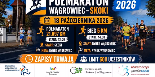 9. P\u00f3\u0142maraton W\u0105growiec - Skoki - 18.10.2026