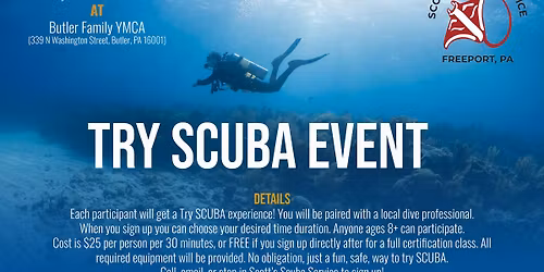 Try Scuba in Butler!