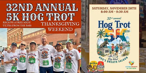 32nd Annual Hog's Breath Saloon Hog Trot 5K