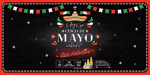 Sunday Cinco de Mayo at San Antonios Reggaeton Latin Bar