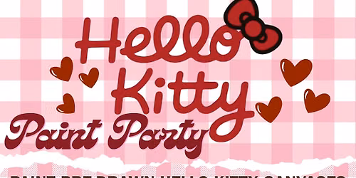 Hello Kitty Paint Party
