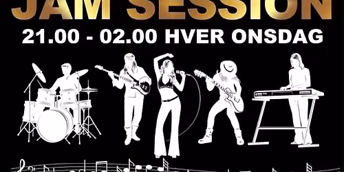 Jamsession LIVE@Kaf\u00e9 Larssen Onsdag 20\/5 fra kl.21 
