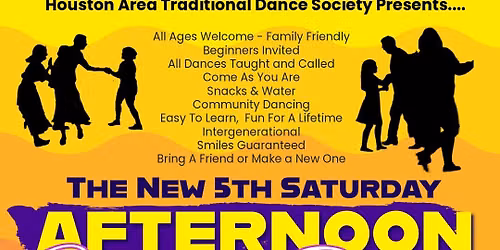 Afternoon Contra Dance Houston | August 29, 2-5pm