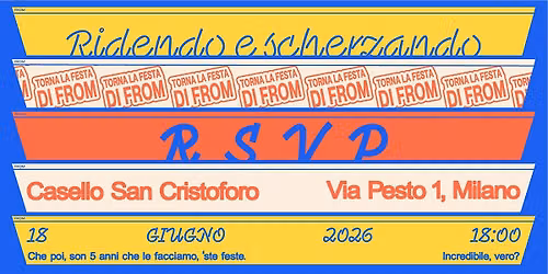 LA FESTA DI FROM