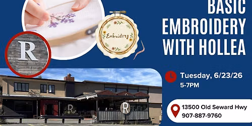 Basic Embroidery with Hollea