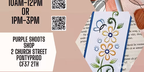 Embroidered Bookmark