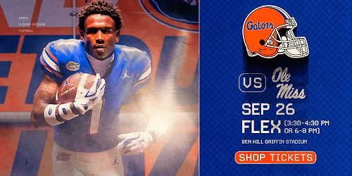 Florida Gators Football vs. Ole Miss Football