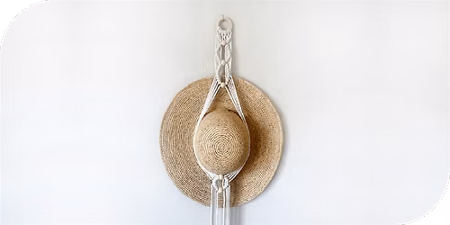 Macram\u00e9 Hat Holder Workshop
