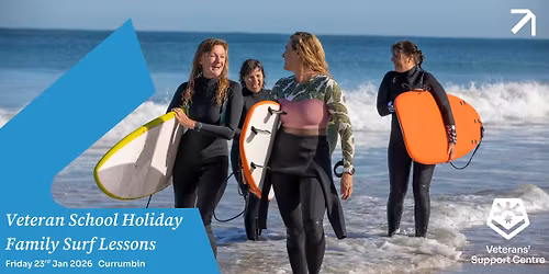 Current and Ex Serving Defence Members and Families Surf Lesson