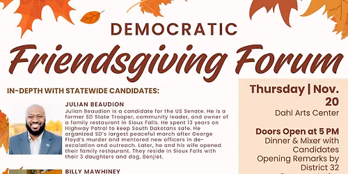 Democratic Friendsgiving Forum