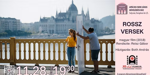 Kud-ART FILMKLUB: ROSSZ VERSEK \u2013 magyar film (2018)