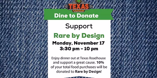 Dine to Donate Texas Roadhouse