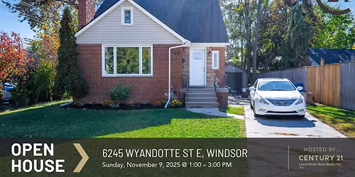 OPEN HOUSE: 6245 Wyandotte St E, Windsor