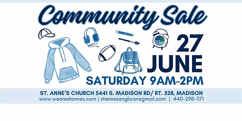 St. Anne's Annual Community Sale