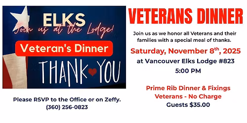 Veterans Appreciation Dinner