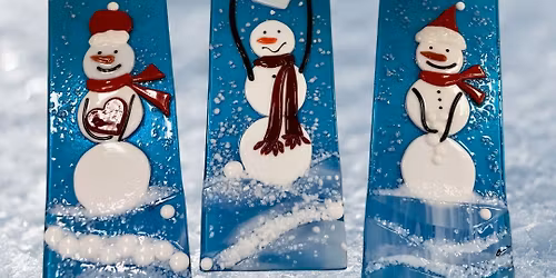 Glass Fused Winter Garden Stake