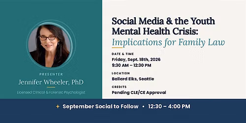 Social Media Use and the Youth Mental Health Crisis: Impacts on Family Law