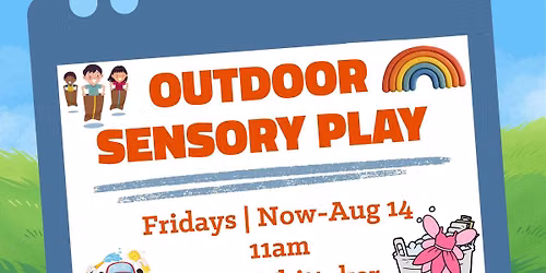 Outdoor Sensory Play