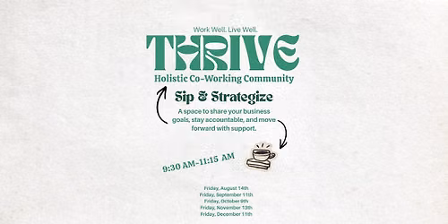 Monthly Sip and Strategize 