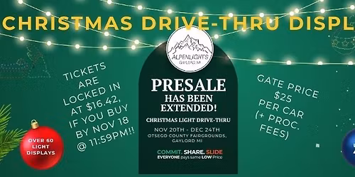 1st AlpenLights Christmas Drive-Thru