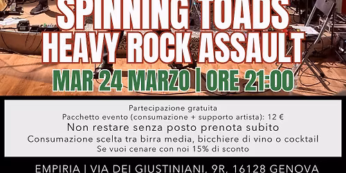 SPINNING TOADS \u2013 HEAVY ROCK ASSAULT