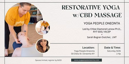 Restorative Yoga with CBD Massage
