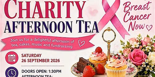 Charity Afternoon Tea for Breast Cancer Now