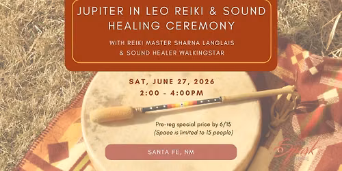 Jupiter in Leo Cacao, Reiki & Sound Healing Ceremony