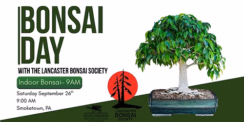 Bonsai Day - Indoor Bonsai (Smoketown Location)