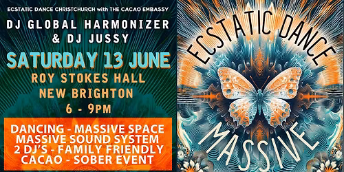 Ecstatic Dance Massive with DJ's Global Harmonizer and Jussy  