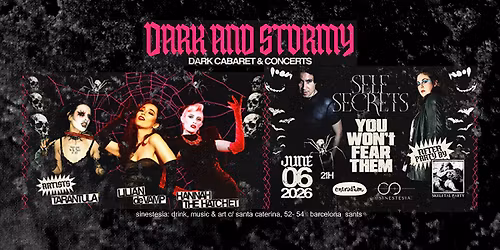 DARK AND STORMY Dark Cabaret & Concerts