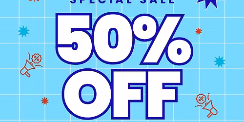 50% Off Sale