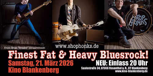 Konzert SHOPHONKS _ NEU: Einlass 20 Uhr!