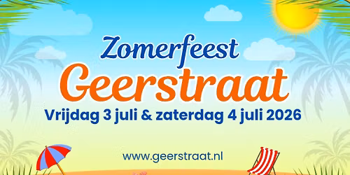 Zomerfeest Geerstraat 2, 3 & 4 juli 2026