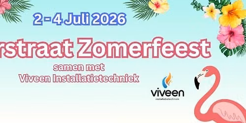 Zomerfeest Geerstraat 2, 3 & 4 juli 2026
